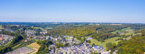 Pavilly vu du ciel