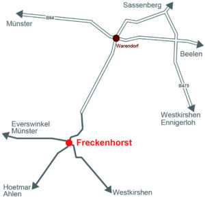 Carte Freckenhorst