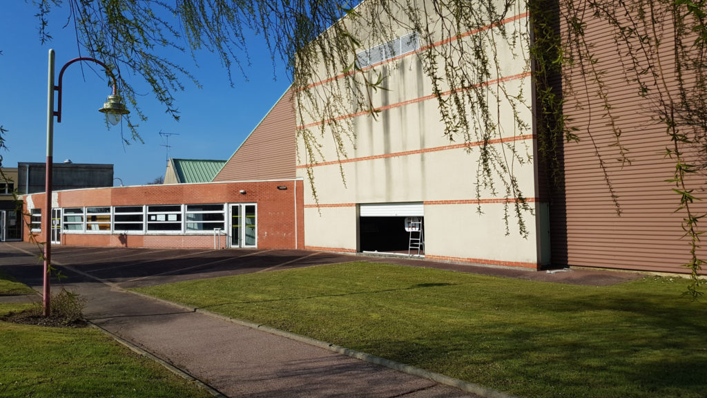 Vue extérieur du complexe sportif de la Viardière